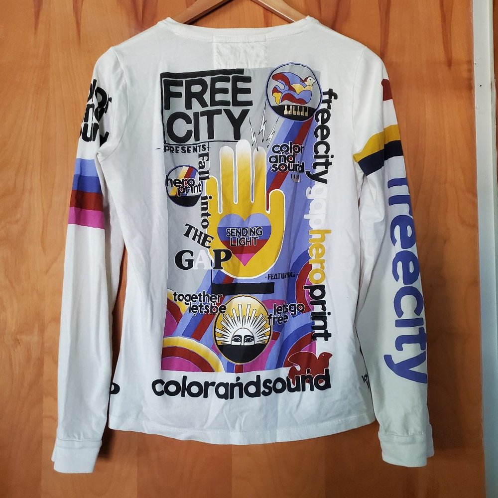 Gap x freecity long sleeve t shirt